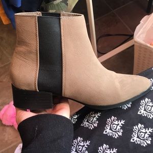 Taupe Chelsea boots